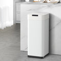Devanti 50L Motion Sensor Automatic Rubbish Bin White Trash Can