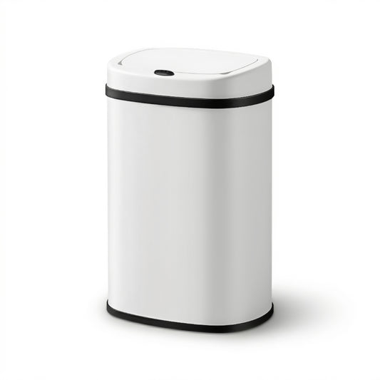 Devanti 50L Motion Sensor Automatic Rubbish Bin White