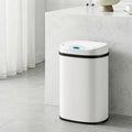 Devanti 50L Motion Sensor Automatic Rubbish Bin White