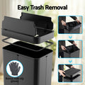 Devanti 70L Automatic Sensor Rubbish Bin Black Touchless Kitchen