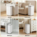 Devanti 70L Automatic Sensor Rubbish Bin Touchless White Kitchen Garbage