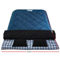 Weisshorn Double Sleeping Bag -10°C Thermal Camping Hiking Blue
