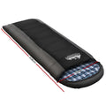 Weisshorn Sleeping Bag Single -20°C Thermal Camping Hiking Black