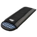 Weisshorn Sleeping Bag Single -20°C Thermal Camping Hiking Black