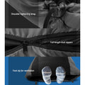 Weisshorn Sleeping Bag Single -20°C Thermal Camping Hiking Black