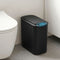 Devanti Automatic Trash Bin with Lid 11L Motion Sensor Kitchen Bin Touchless Garbage Can Modern Black Plastic Slim Rubbish Bin with Liner Holder for Kitchen, Home, Office