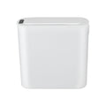 Devanti Automatic Trash Bin with Lid 11L Motion Sensor Kitchen Bin Touchless Garbage Can Modern White Plastic Slim Rubbish Bin with Liner Holder for Kitchen, Home, Office