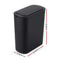 Devanti 25L Automatic Trash Bin Motion Sensor Black