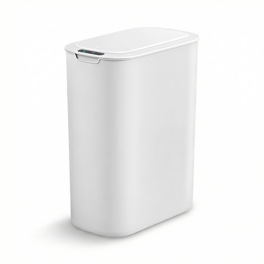 Devanti 25L Motion Sensor Automatic Trash Bin White Kitchen