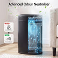 Devanti 20L Automatic Sensor Bin Touchless Rubbish Waste Bin Black Kitchen