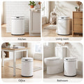 Devanti 20L Automatic Sensor Bin Touchless Rubbish Waste Bin White Kitchen