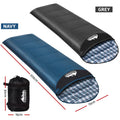 Weisshorn Sleeping Bag Set 2 Single Thermal 0℃ Camping Hiking