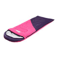 Weisshorn Single Sleeping Bag 213cm Pink Thermal Camping Hiking
