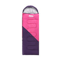 Weisshorn Single Sleeping Bag 213cm Pink Thermal Camping Hiking
