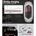 12V 24V 7Amp AGM Car Battery Charger Automotive Truck Vehicle