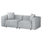 Artiss Modular Sofa Chaise 2-Seater Grey Lounge