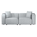 Artiss Modular Sofa Chaise 2-Seater Grey Lounge