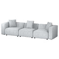 Artiss Modular Sofa Chaise 3-Seater Grey Lounge Couch