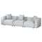 Artiss Modular Sofa Chaise 3-Seater Grey Lounge Couch