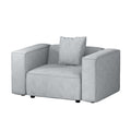 Artiss Modular Sofa Chaise 1 Seater Grey