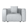 Artiss Modular Sofa Chaise 1 Seater Grey