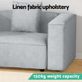 Artiss Modular Sofa Chaise 1 Seater Grey