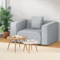 Artiss Modular Sofa Chaise 1 Seater Grey