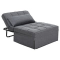 Artiss Sofa Bed 1 Seater Convertible Lounge Recliner Linen Grey