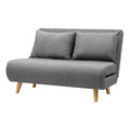 Artiss 2 Seater Sofa Bed Convertible Couch Recliner Linen