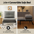 Artiss Sofa Bed Folding Convertible Recliner Couch Lounge Chair