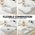Artiss Convertible Folding Sofa Bed Beige