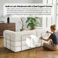 Artiss Convertible Folding Sofa Bed Beige