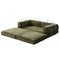 Artiss Convertible Folding Sofa Bed Green Fabric