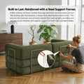 Artiss Convertible Folding Sofa Bed Green Fabric