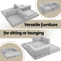 Artiss Convertible Folding Sofa Bed Grey
