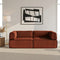 Artiss Folding Sofa Bed Orange Convertible Couch