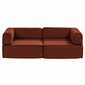 Artiss Folding Sofa Bed Orange Convertible Couch