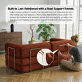 Artiss Folding Sofa Bed Orange Convertible Couch