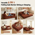 Artiss Folding Sofa Bed Orange Convertible Couch