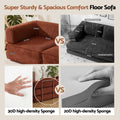 Artiss Folding Sofa Bed Orange Convertible Couch