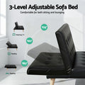 Artiss Sofa Bed 1 Seater Lounge Couch Fabric Black