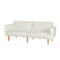 Artiss 3 Seater Sofa Bed Futon Couch Recliner Beige Fabric