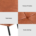Artiss 3 Seater Sofa Bed Convertible Recliner Leather Brown