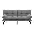 Artiss Sofa Bed 3 Seater Convertible Recliner Fabric Grey