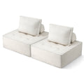Artiss 2 Seater Floor Sofa Lounge Chair with Pillow