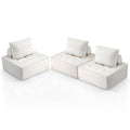 Artiss 3 Floor Sofa Lounge Chair with Pillow