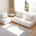 Artiss 3 Seater Floor Sofa Lounge Chair with Pillow