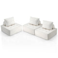 Artiss 3 Seater Floor Sofa Lounge Chair with Pillow