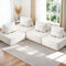 Artiss 4 Seater Floor Sofa Lounge Chair with Pillow