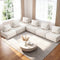 Artiss Floor Sofa Lounge 6 Seater with Pillow